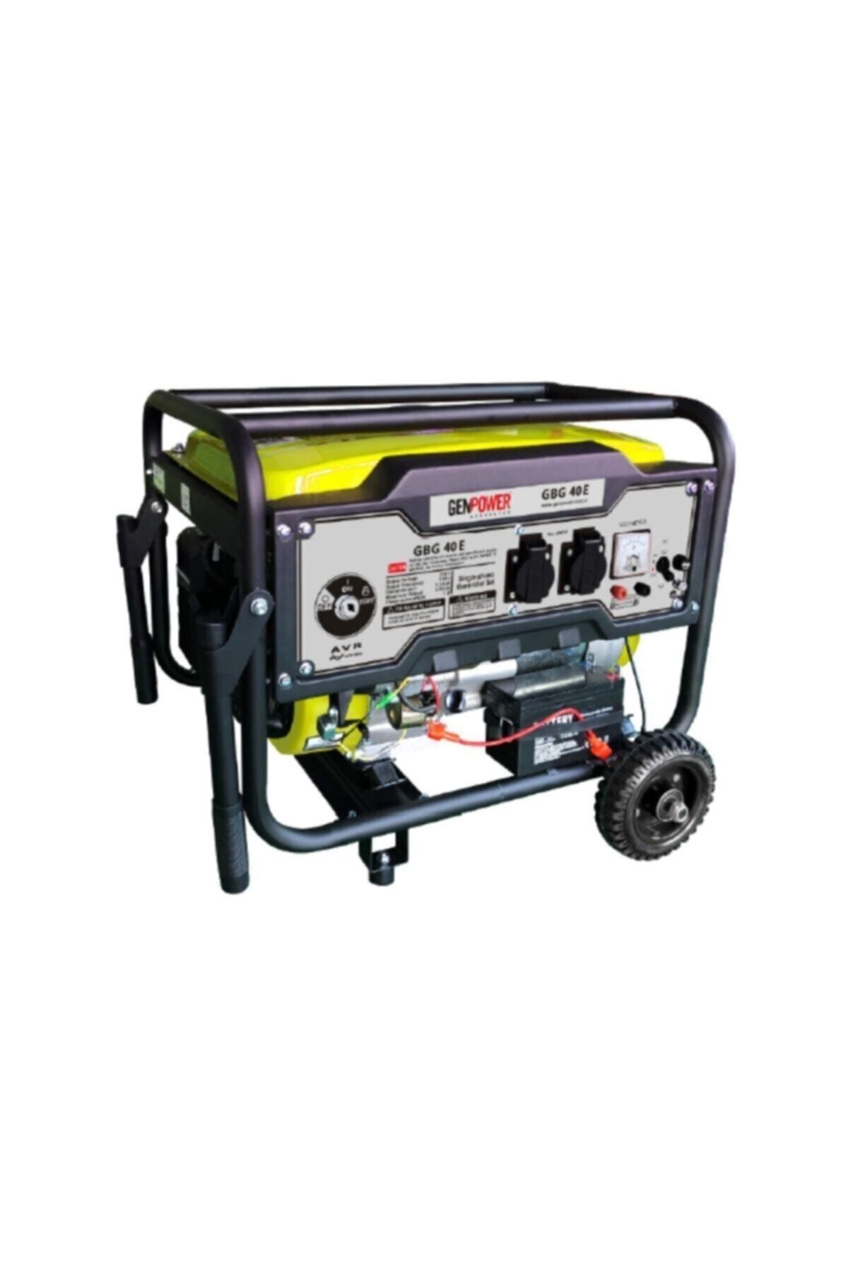 GenPower Gbg 40 E Model 4 Kva Benzinli,ipli /marşlı Monofaze Portatif Jeneratör