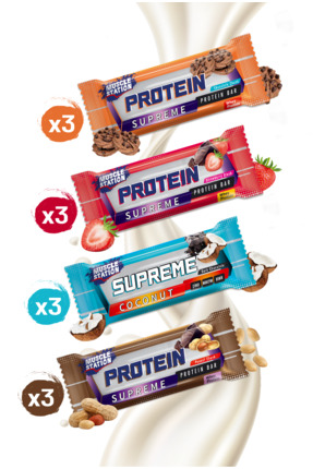 Muscle Station Musclestation Supreme Protein Bar Karışık Paket (12'li