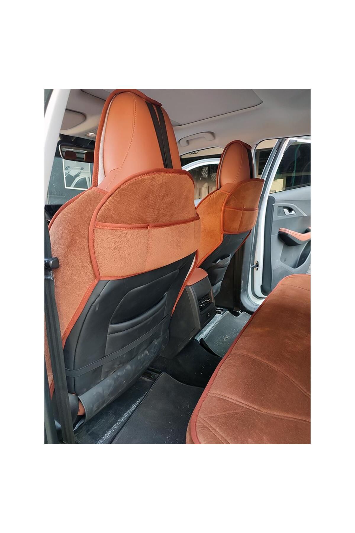 Bod Chery Omoda 5 Araca Özel Koltuk Koruyucu Kılıf Luvi Serisi 2023-sonrası Taba fotoğrafı 2 (önizleme)