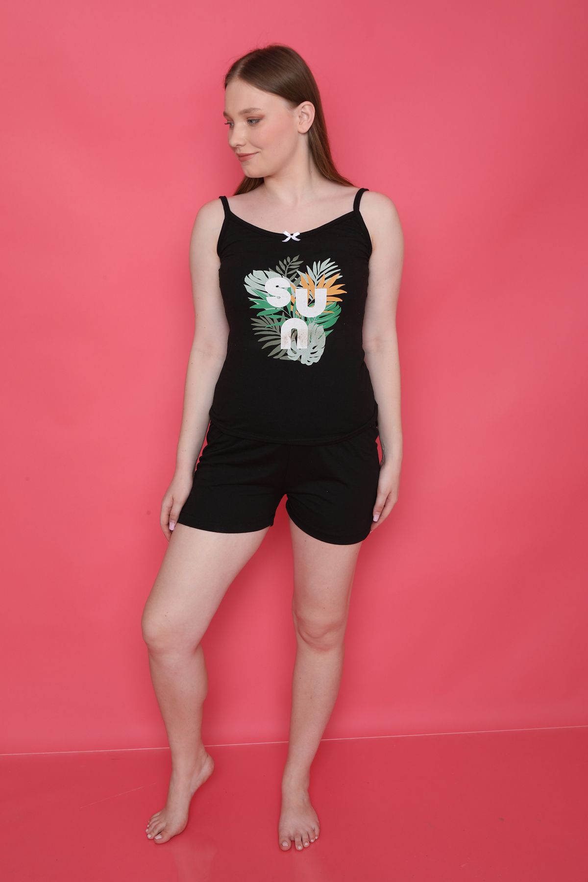 FAMES PİJAMA-Summer Shorts Set 3