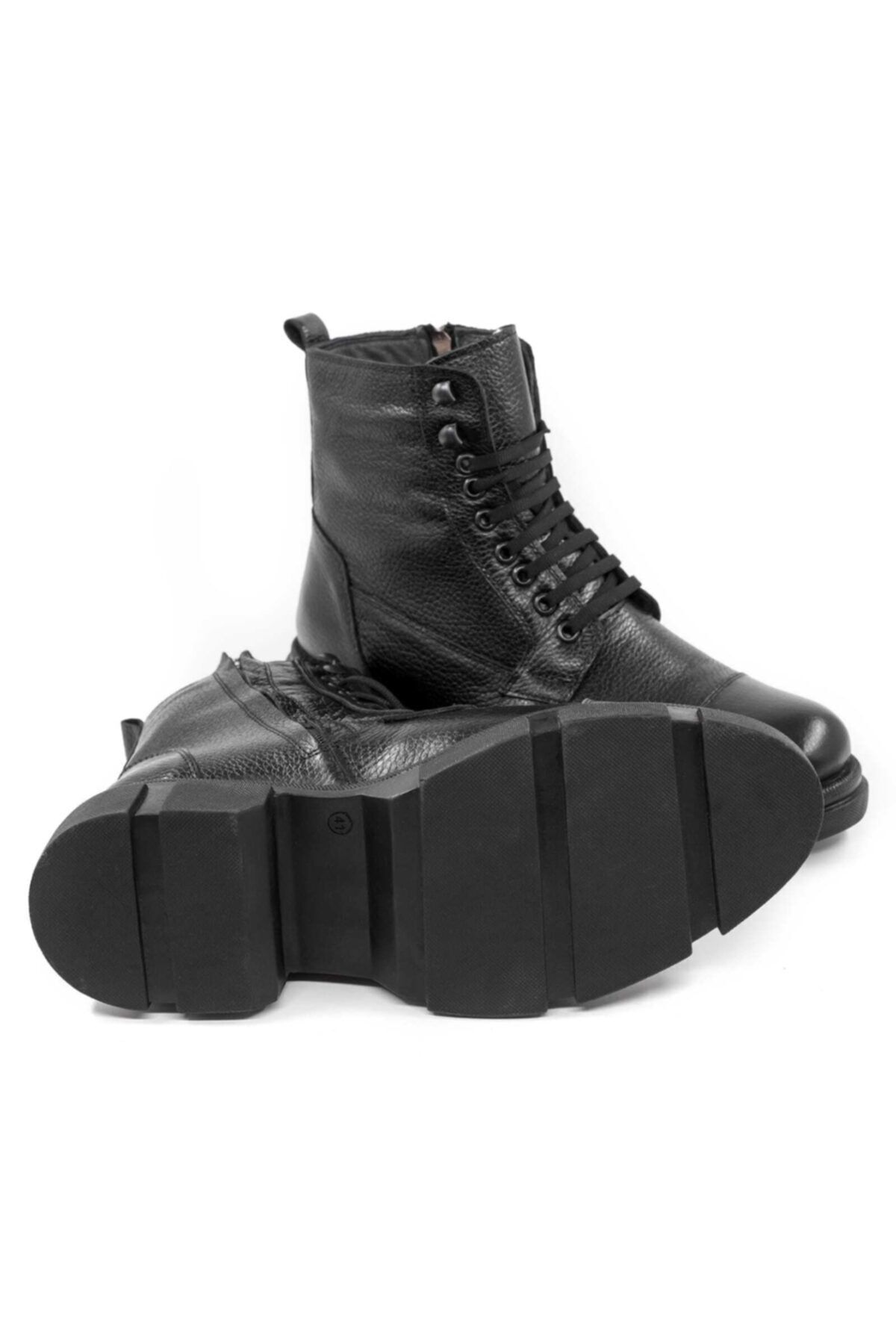 بوت مردانه مشکی Dr.Relax | PRA-4734463-029857 اورجینال - تصویر 4