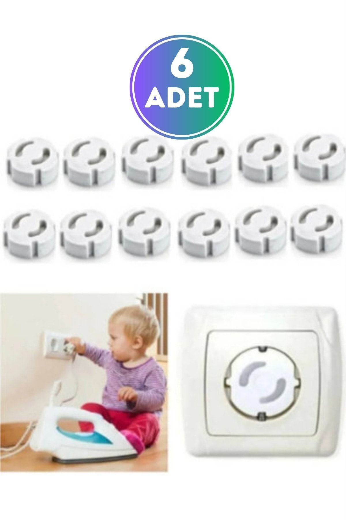 WAPPA 5 Çekmece Dolap Kilidi,4 Köşe Koruyucu, 6 Priz Koruyucu Kahve Çocuk Bebek Güvenlik Emniyet Seti, fotoğrafı 4 (önizleme)