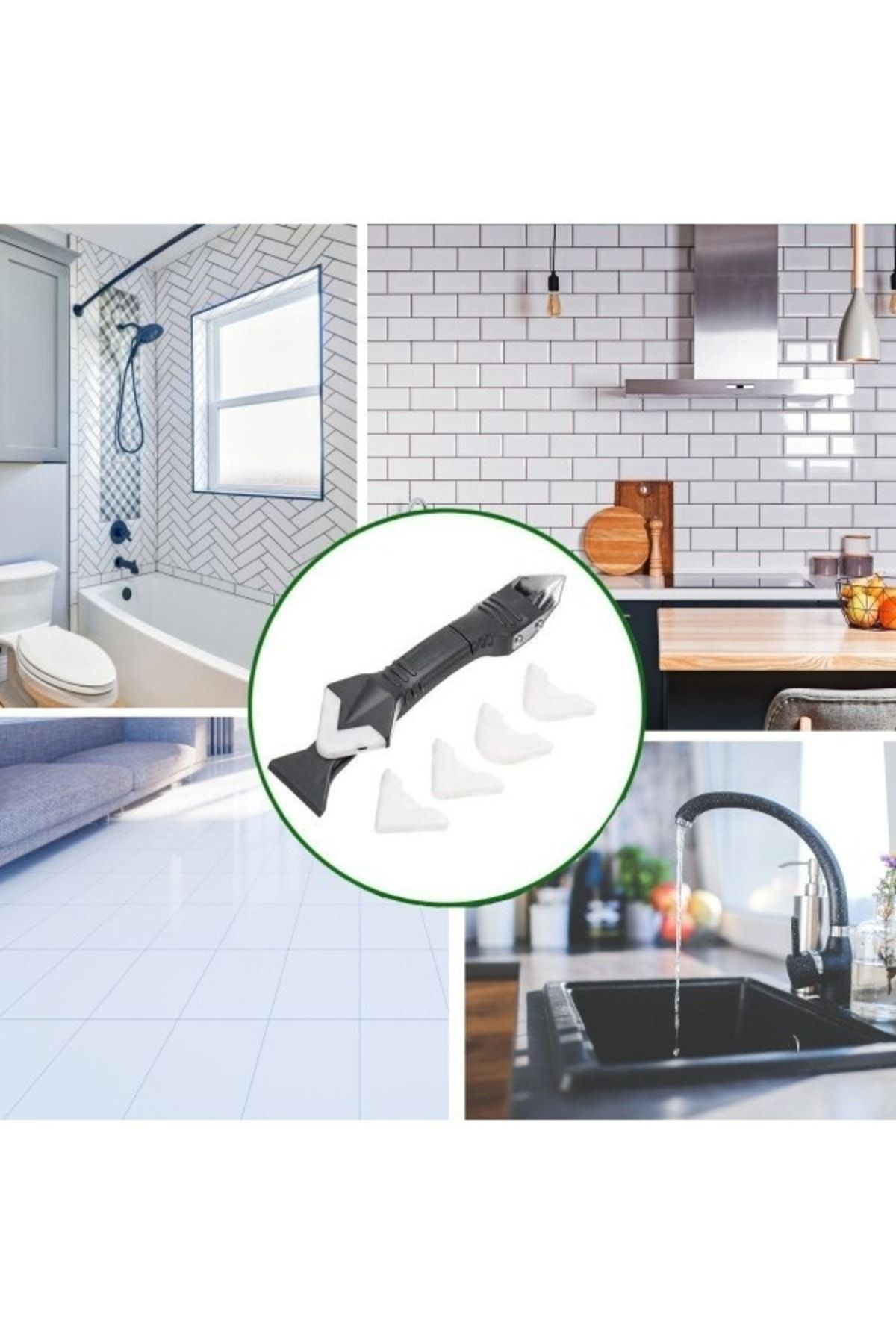 İNDİRİM PRO-3 in 1 - Multi-Purpose Tile Joint, Silicone Scraper, Skimmer and Applicator Apparatus 2