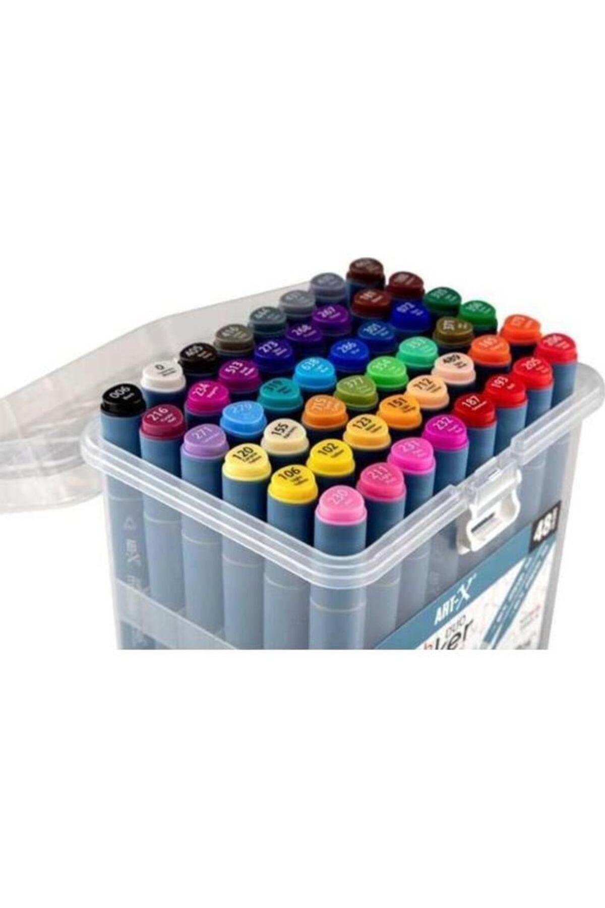 Rich Art-X Sketch Marker Çift Tarafli Kalem Seti 48 Renk 18049
