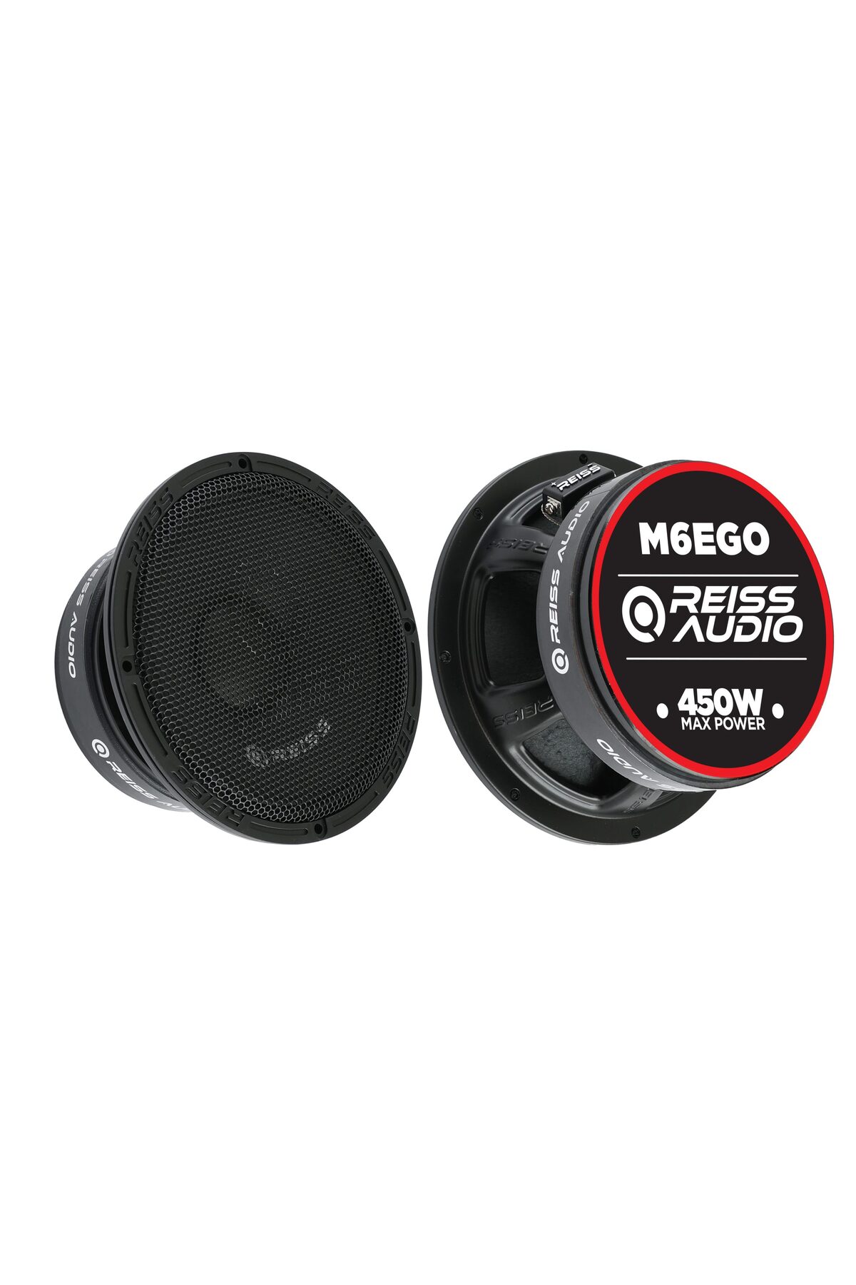 Reiss Rs-m6ego Çifti 900 Watt 400 Rms 16cm Midrange Oto Hoparlör Metal Kapaklı 2 Adet
