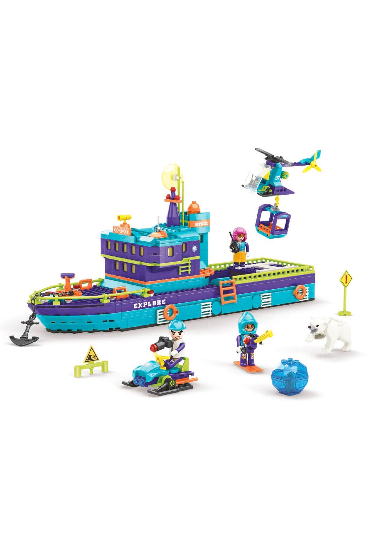 BLX Glacier 547 Parça Kutup Keşif Ekibi Yapı Seti - Fiyatı, Yorumları