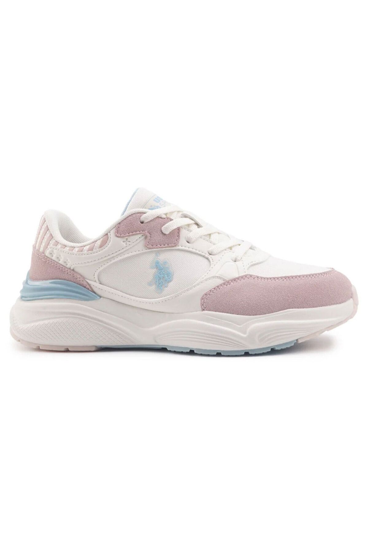 اسنیکر سفید زنانه پایه. چوگان Assn. 4M BLOSSOM 4FX کفش ورزشی U.S. Polo Assn.