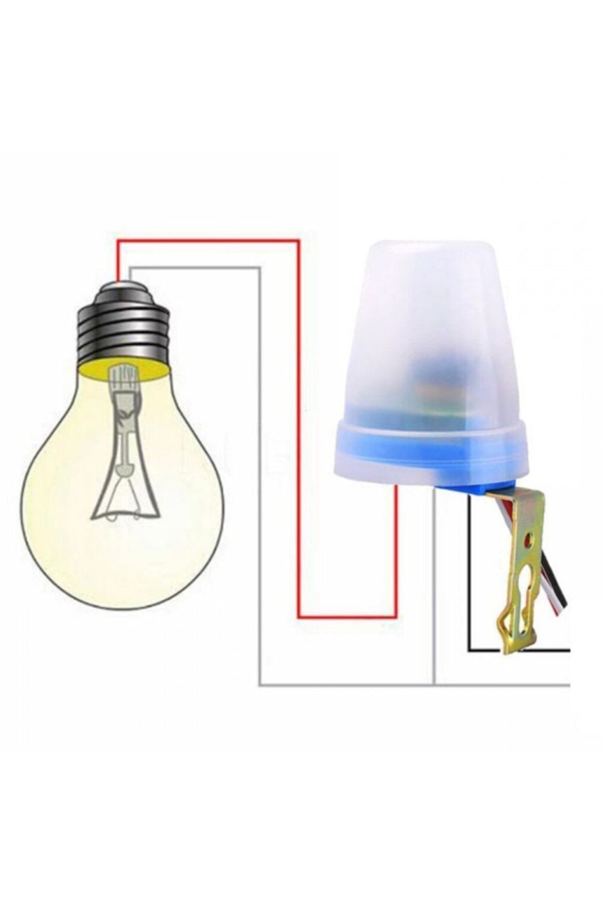 OEM-15 Ampere 220 Volt Light Sensor Photocell Night Day Automatic On Off 220v 15a Lamp Sensor 2