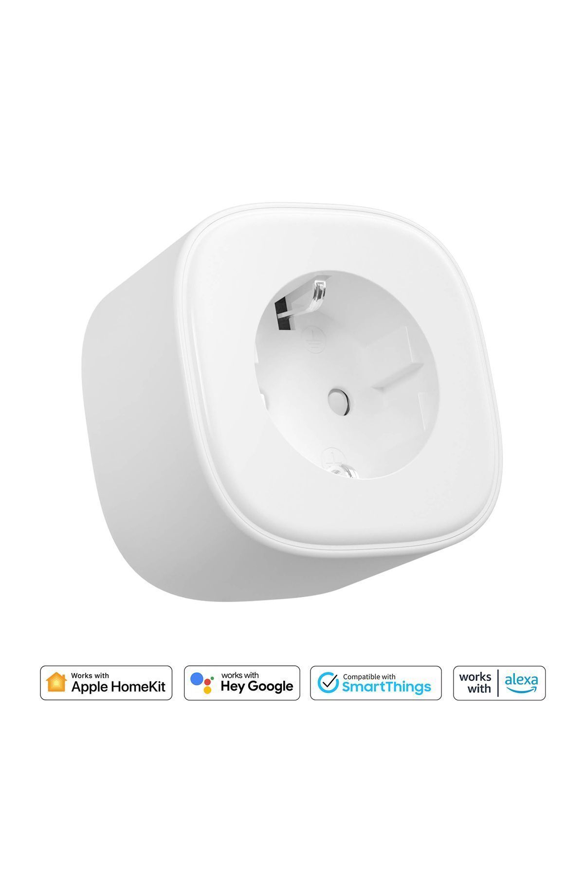 Wi-fi Uzaktan Kontrollü Akım Korumalı Akıllı Tekli Priz