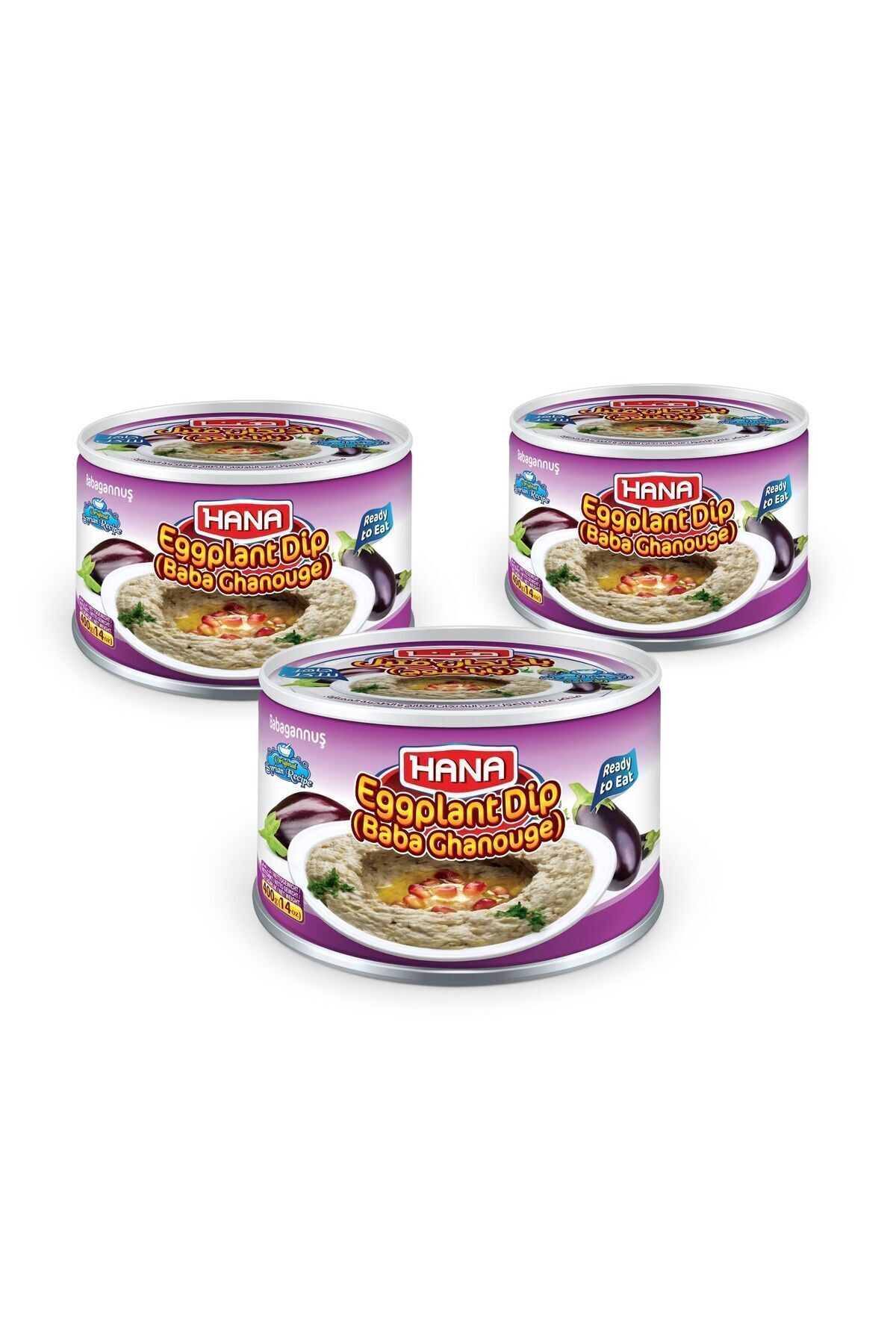 Hana Babagannuş 400gr X 3 Adet