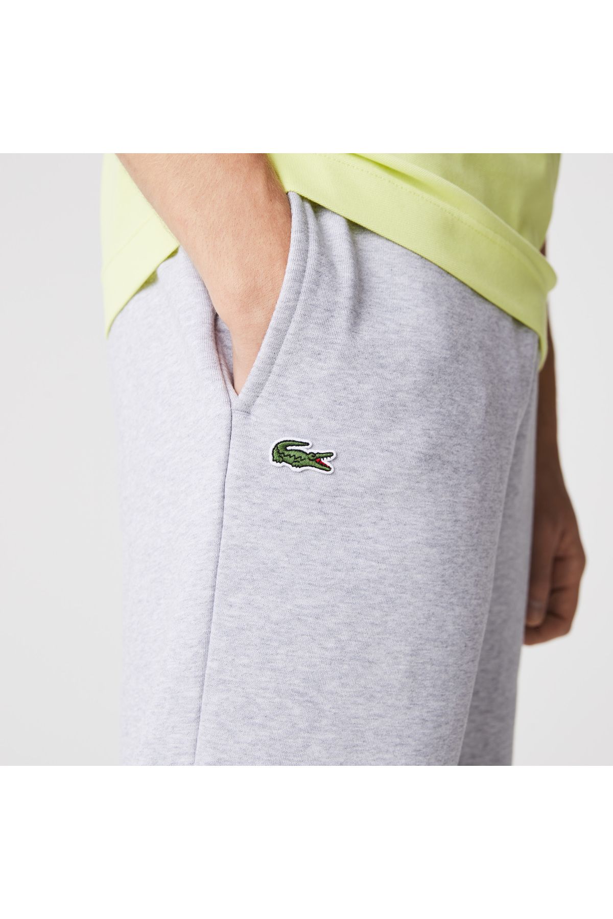 شلوار گرمکن خاکستری مردانه لباس متناسب با ورزشی شش Lacoste