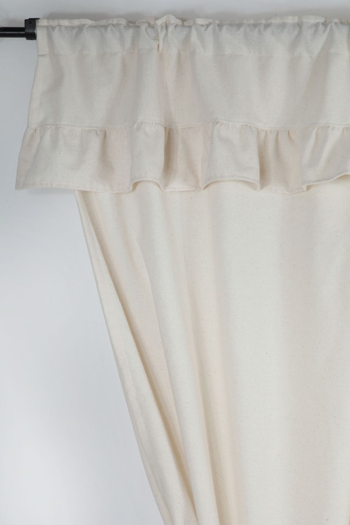cotton maison-Perdele vintage cu o singură aripă, culoare crem 4