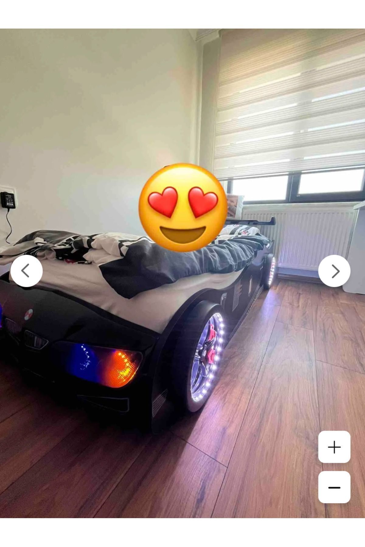 Genel Markalar Bmw - Full - Arabalı Yatak Araba Karyola - M9 Serisi - Tekerleri Ledli & Kumandalı fotoğrafı 6 (önizleme)