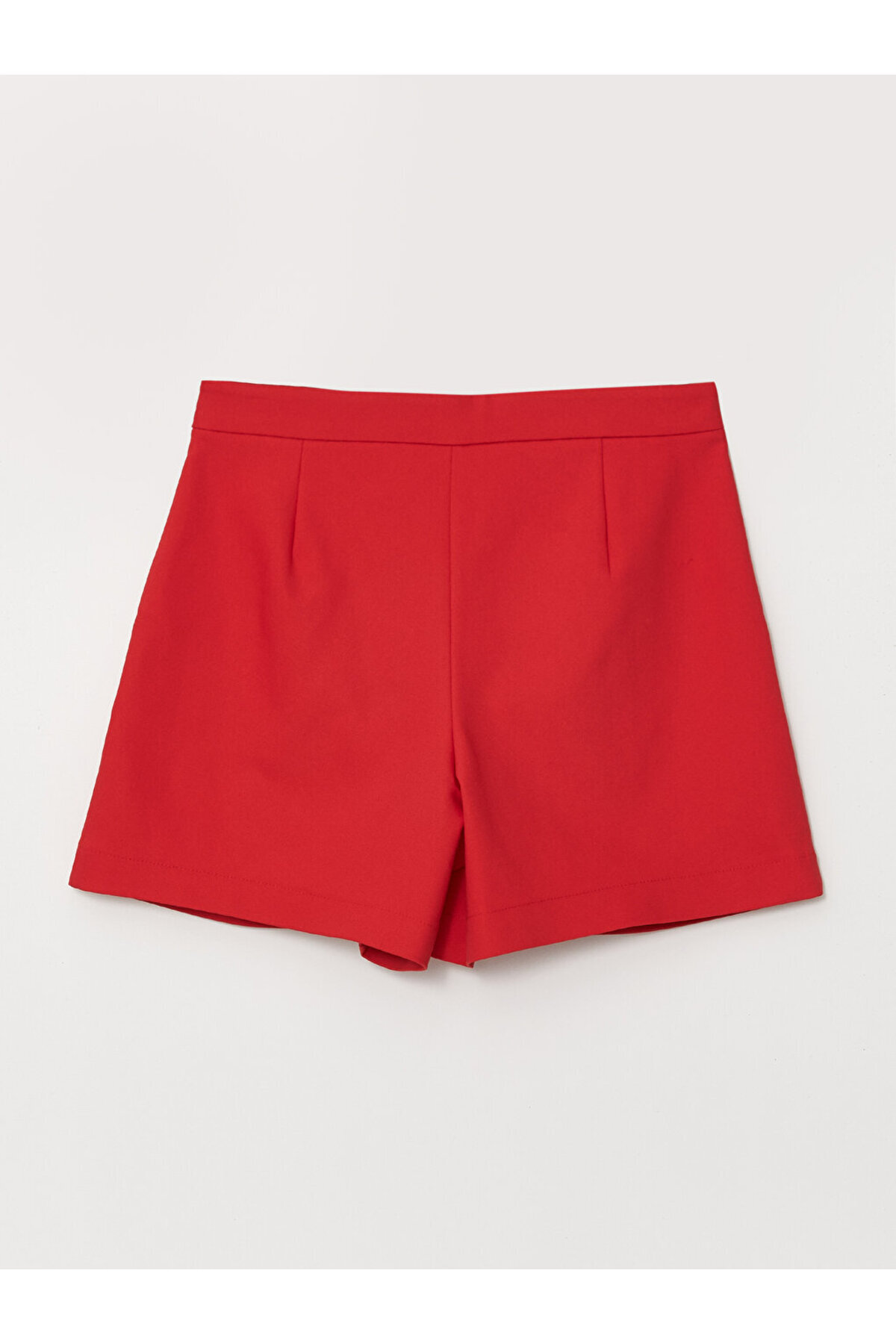 LC Waikiki-Damen Shorts - Bequeme Passform, Unifarbene Leinenoptik 6