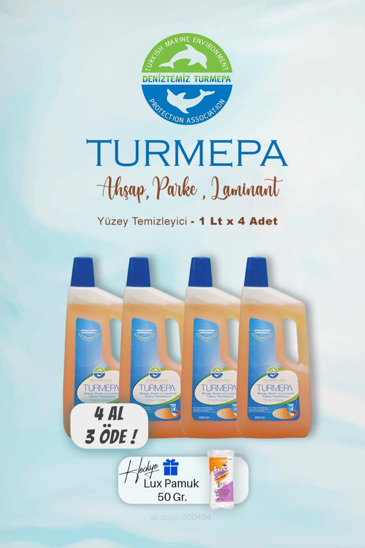 Turmepa 4 Al 3 Öde Ahşap Yüzey Temizleyicisi 1000 Ml, Pamuk