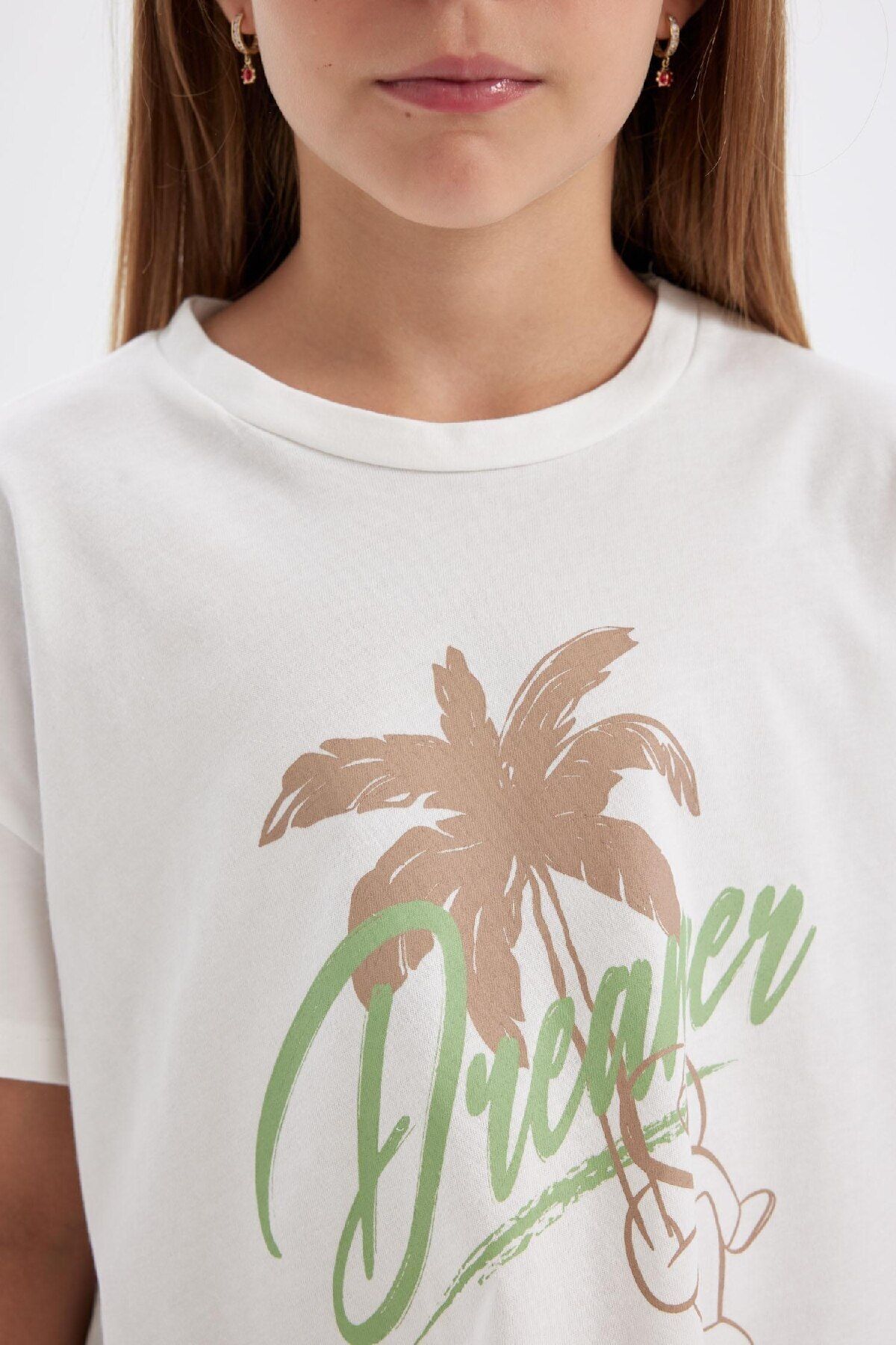 تی شرت دخترانه دفاکتو | C5254A824SM Defacto - Image 7