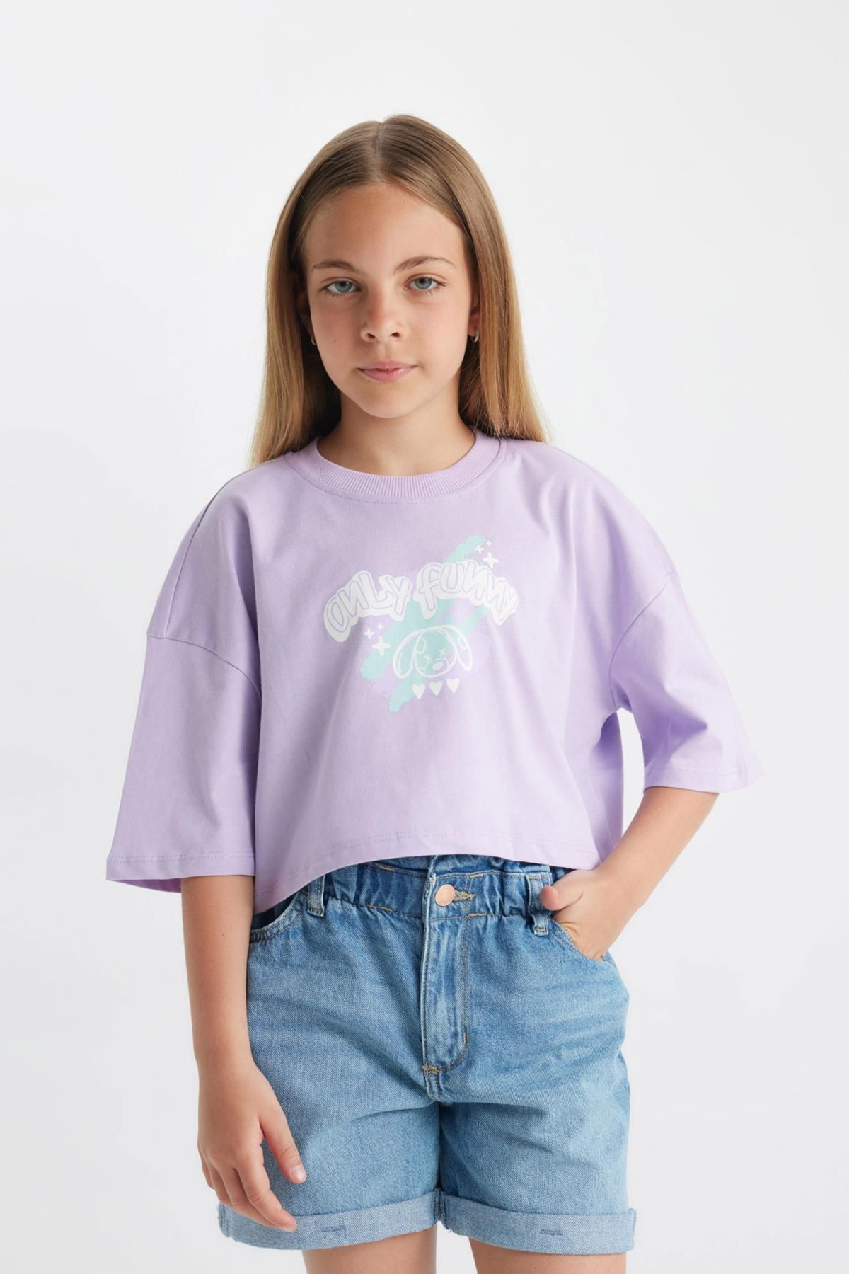تی شرت دخترانه دفاکتو | C5461A824SM Defacto - Image 8