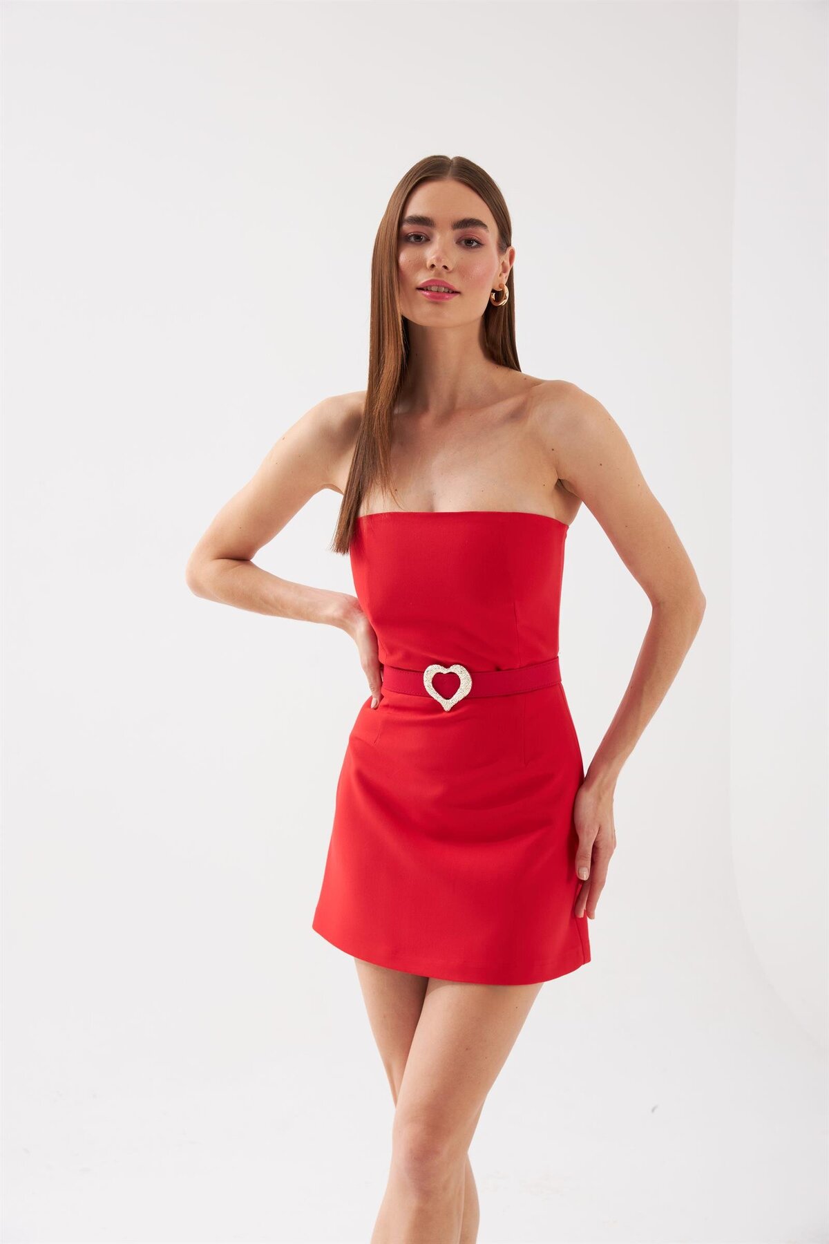 NOK İSTANBUL Nok Star Dress Kırmızı Fiyatı, Yorumları - Trendyol