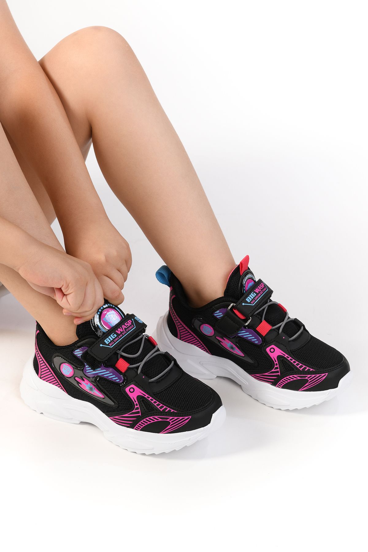 XTW NS Formes Black Fuji Girls Comfortable School and Sports Shoes Trendyol