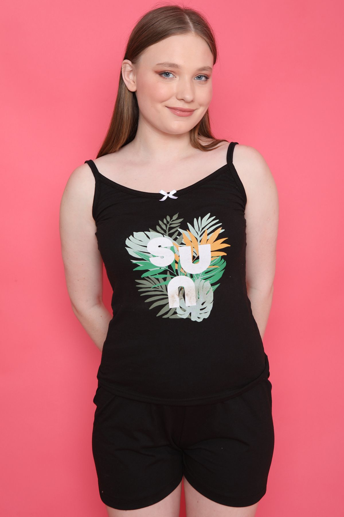 FAMES PİJAMA-Summer Shorts Set 7