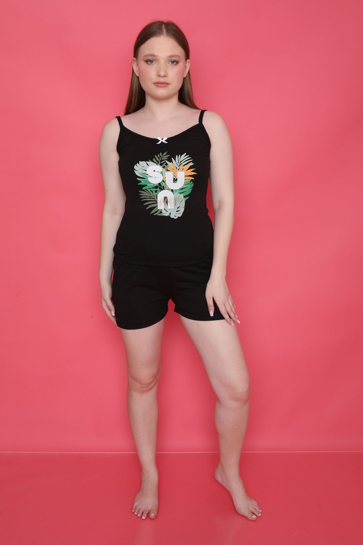 FAMES PİJAMA-Summer Shorts Set 5