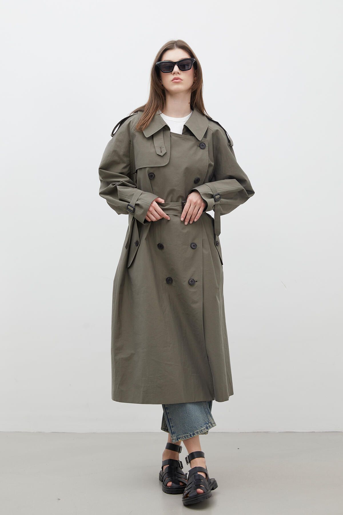 Manuka-KOPENHAG OVERSIZE TRENCHCOT KHAKI 2