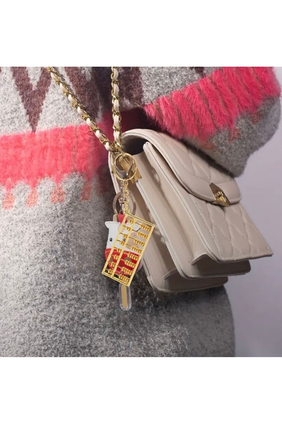 PİRAMİGO Keychain Lucky Abacus Soroban Design Trendyol