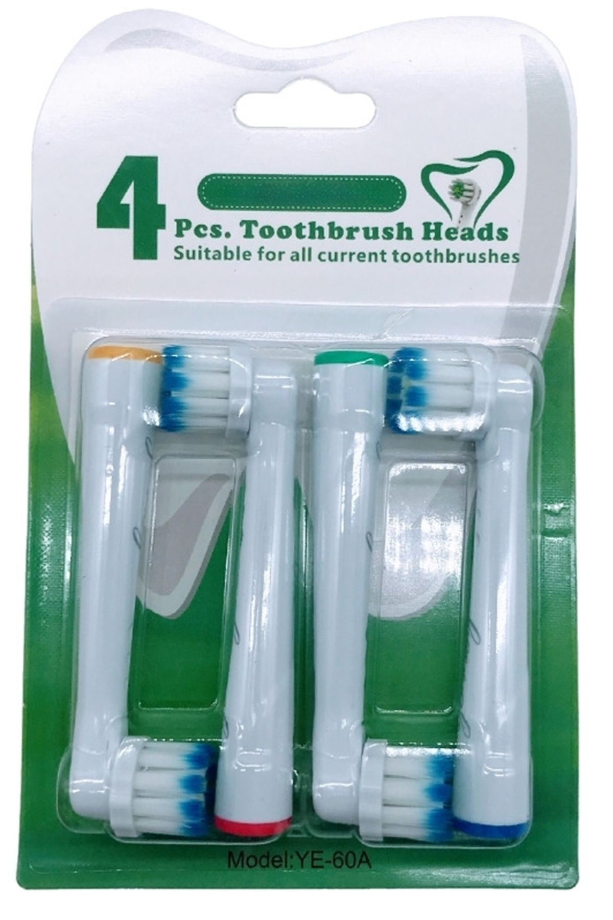 HANNAH 4 Adet Şarjlı Veya Pilli Diş Fırçası Yedek Başlığı Yumuşak Oral-b Uyumlu