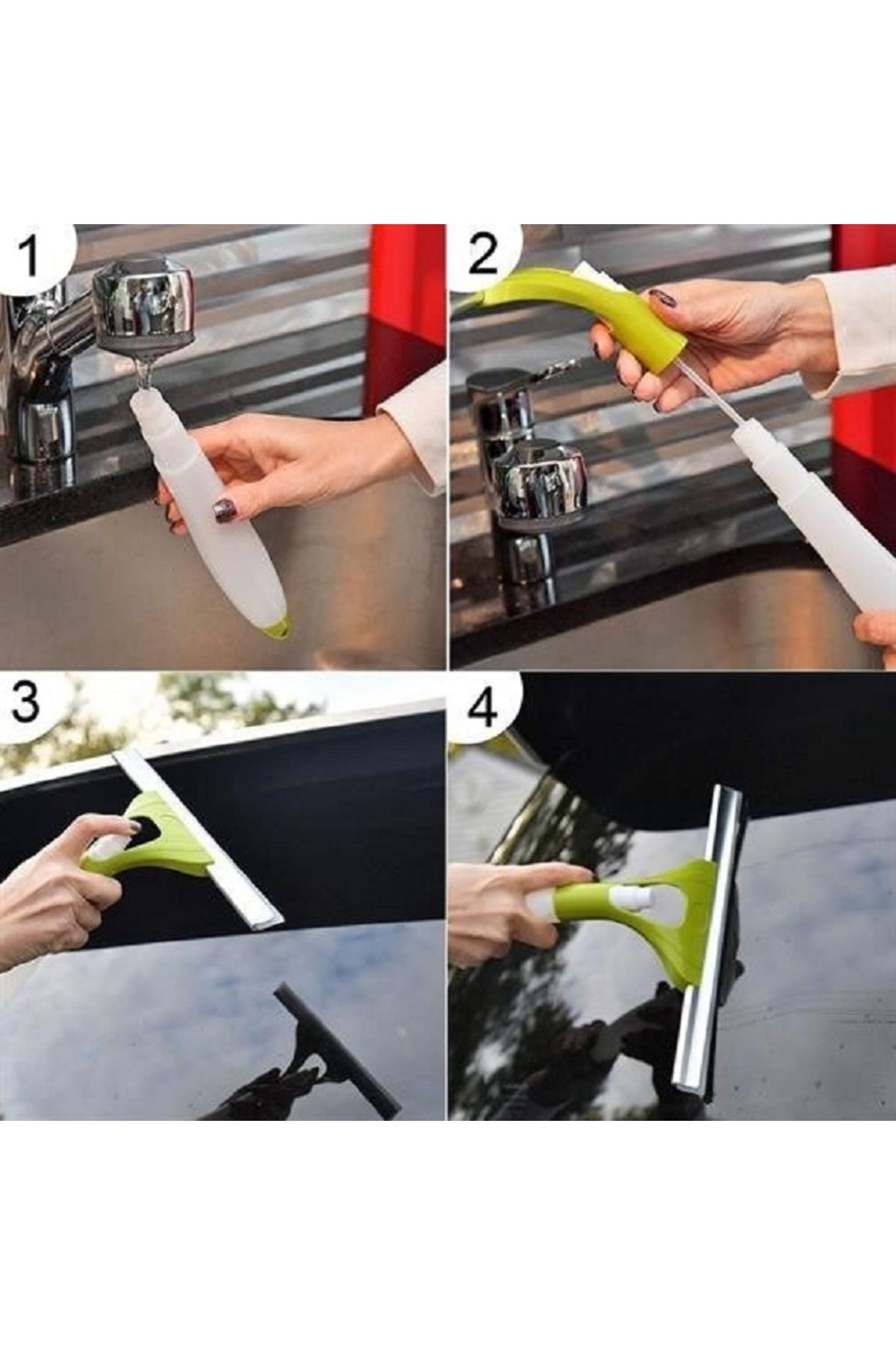 B.G.B.-B.G.B. BUFFER ®   Practical Sprayed Glass Cleaner - Window Mirror Countertop Shower Cabin Cleaner 3