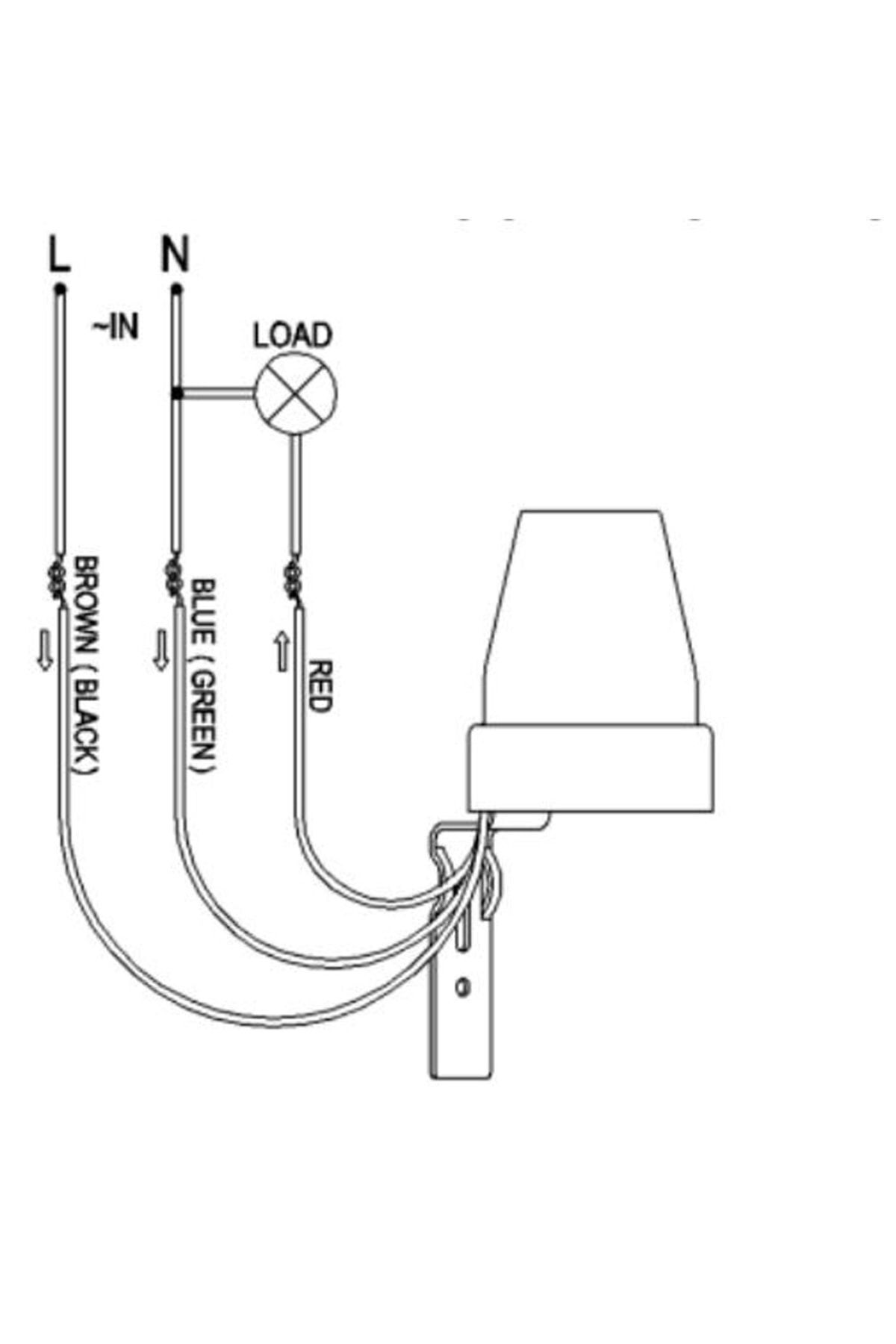 OEM-15 Ampere 220 Volt Light Sensor Photocell Night Day Automatic On Off 220v 15a Lamp Sensor 3