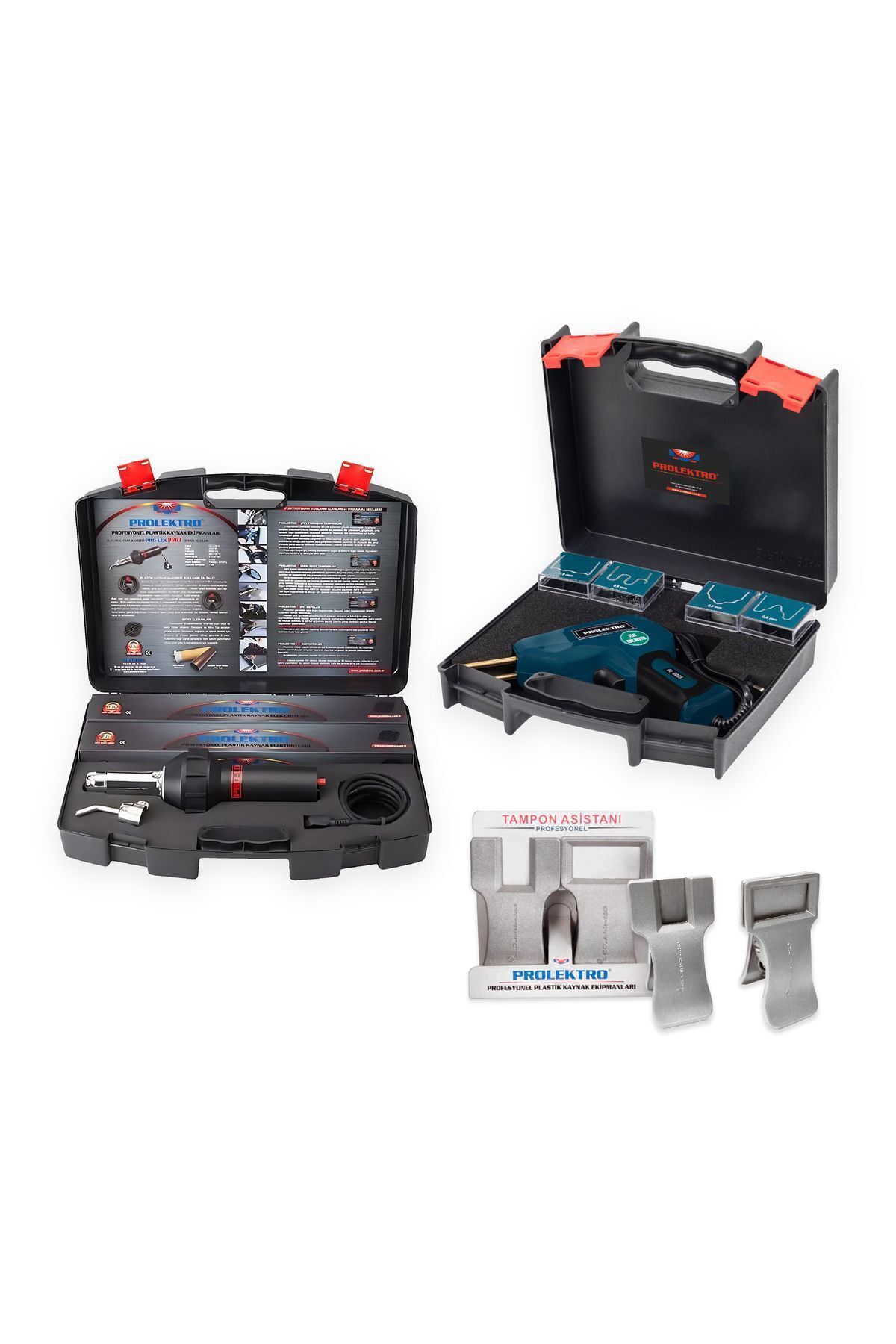 Prolektro 9000 PLASTİK KAYNAK TAMİR SETİ + ZIMBA MAKİNESİ SETİ +