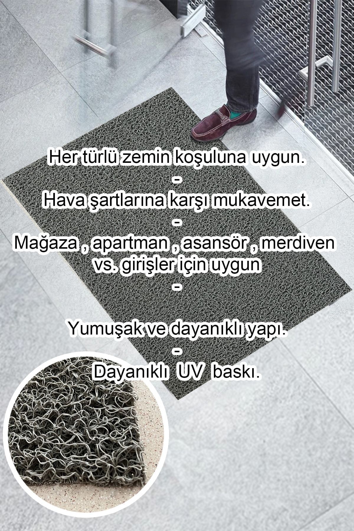 Paspas Yap-Dog Logo Veterinary Petshop Curly Mat 3
