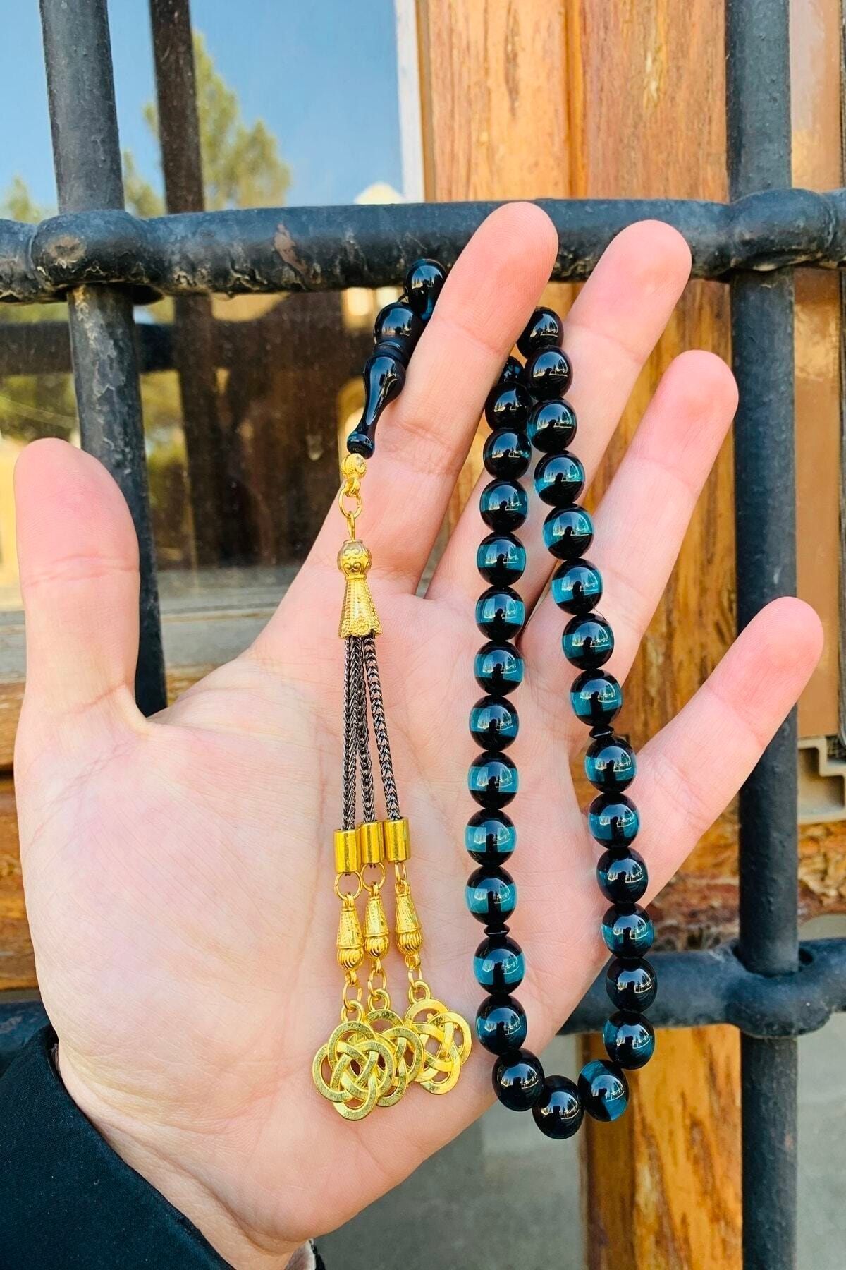 Male Plastered Powder Amber Rosary