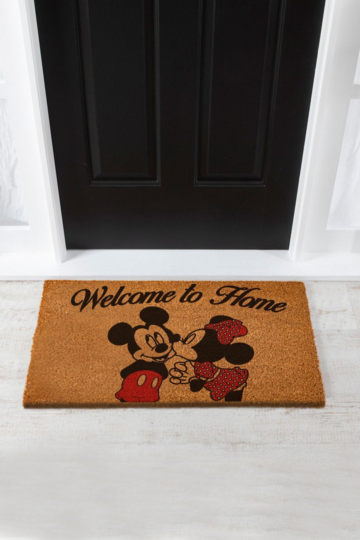 Mickey Mouse Welcome To Home Kapı Önü Paspası Koko Paspas Giriş Paspası - 3