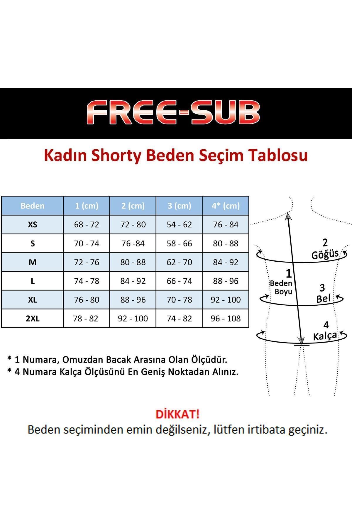 وت سوت لباس غواصی زنانه 3 میلی متری کوتاه گشت و گذار شیرجه Free-Sub