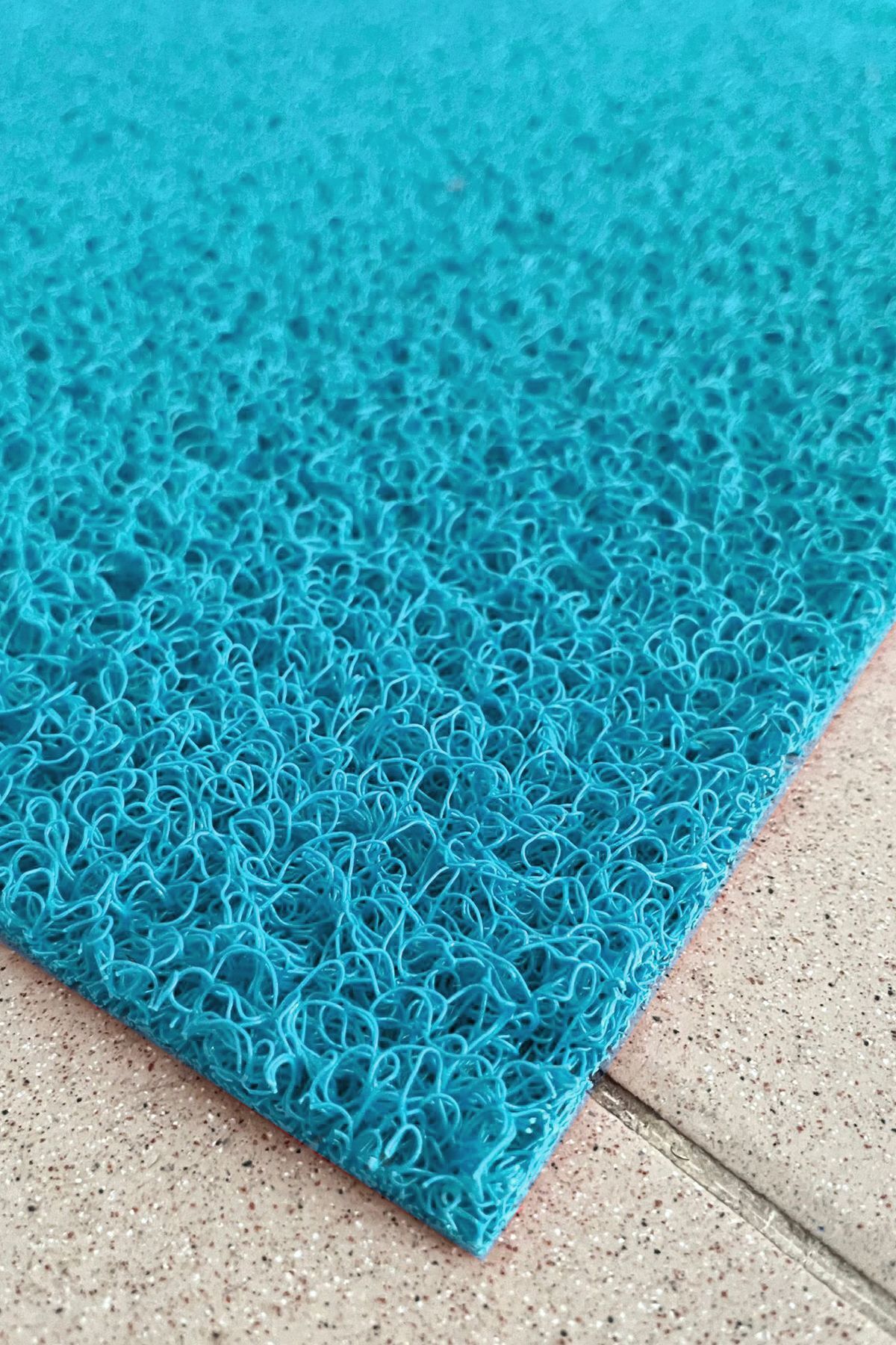 Paspas Yap-Printed Curly Mat with Rectangular Frame Design - Workplace Door Mat 3