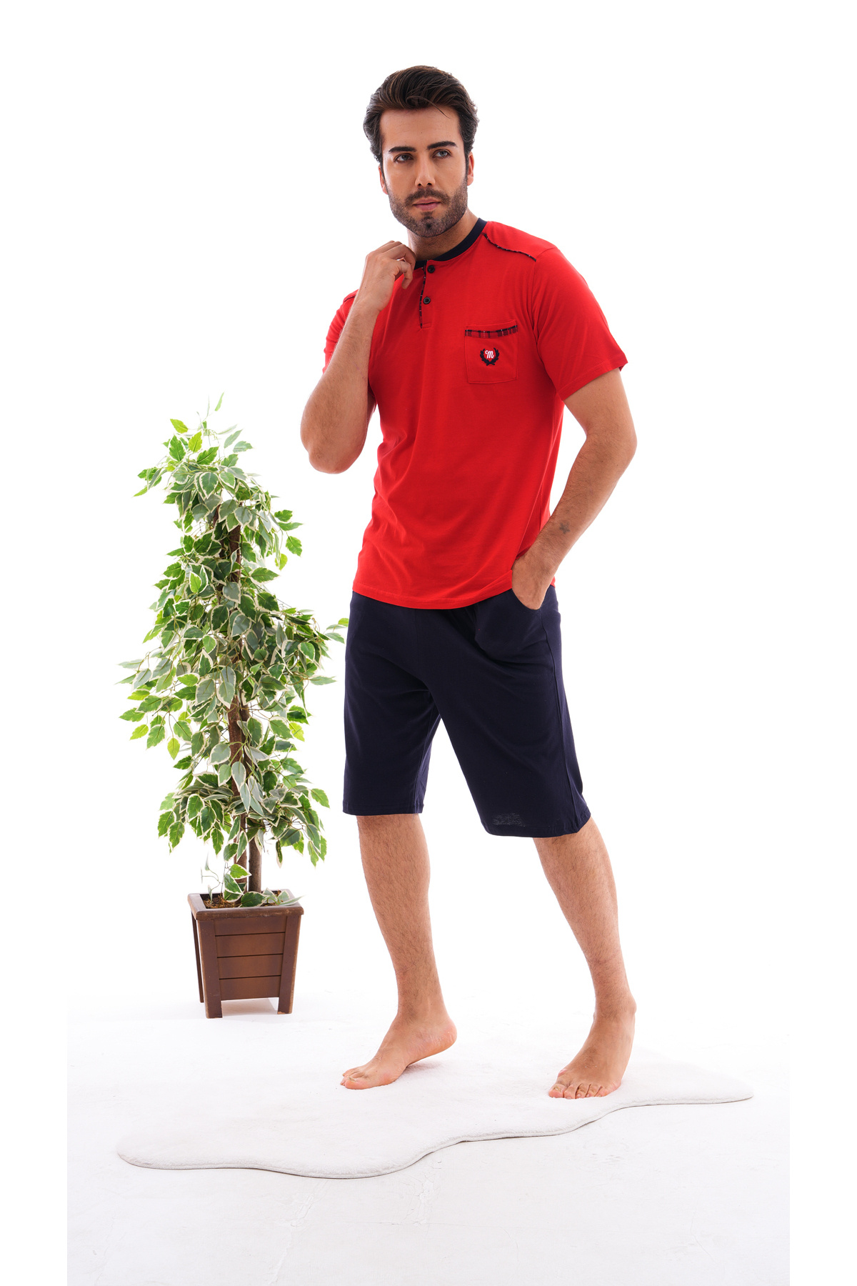 Belza İç Giyim-Shorts Piajama Suit 3