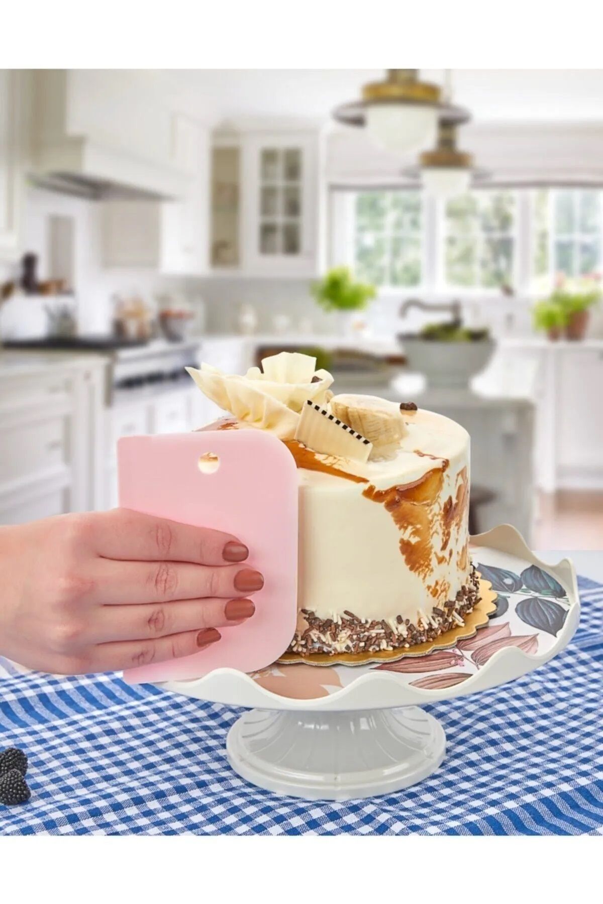 safestore-Practical 3-Piece Dough Scraper Set - Decorator Scraper 2