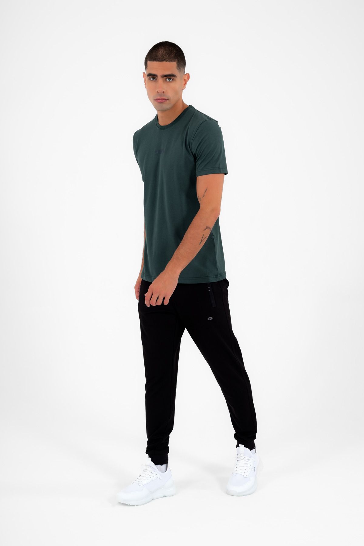 شلوار گرمکن ورزشی مردانه لباس مشکی 2 IPLIK پارچه 4 فصل SLIMFIT SIX 1069 Escetic