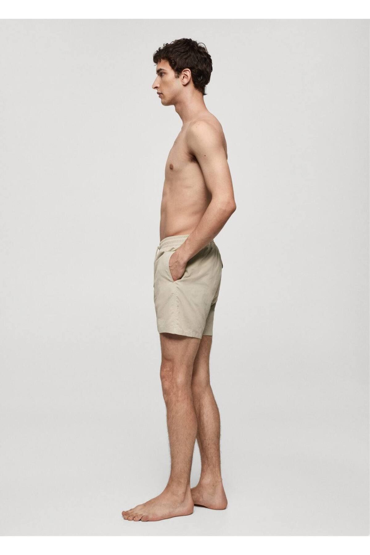 MANGO Man-Swimsuit with Strings Flat 5