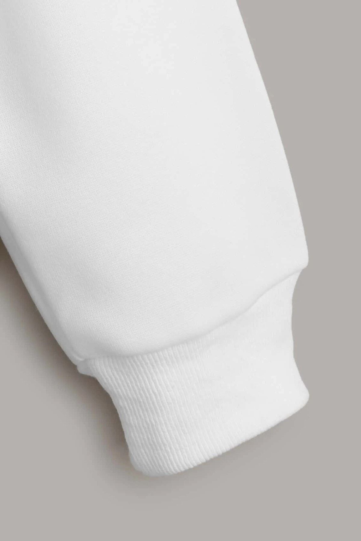 MODAGEN-Unisex bílá oversize mikina s kapucí s potiskem Los Angeles 5