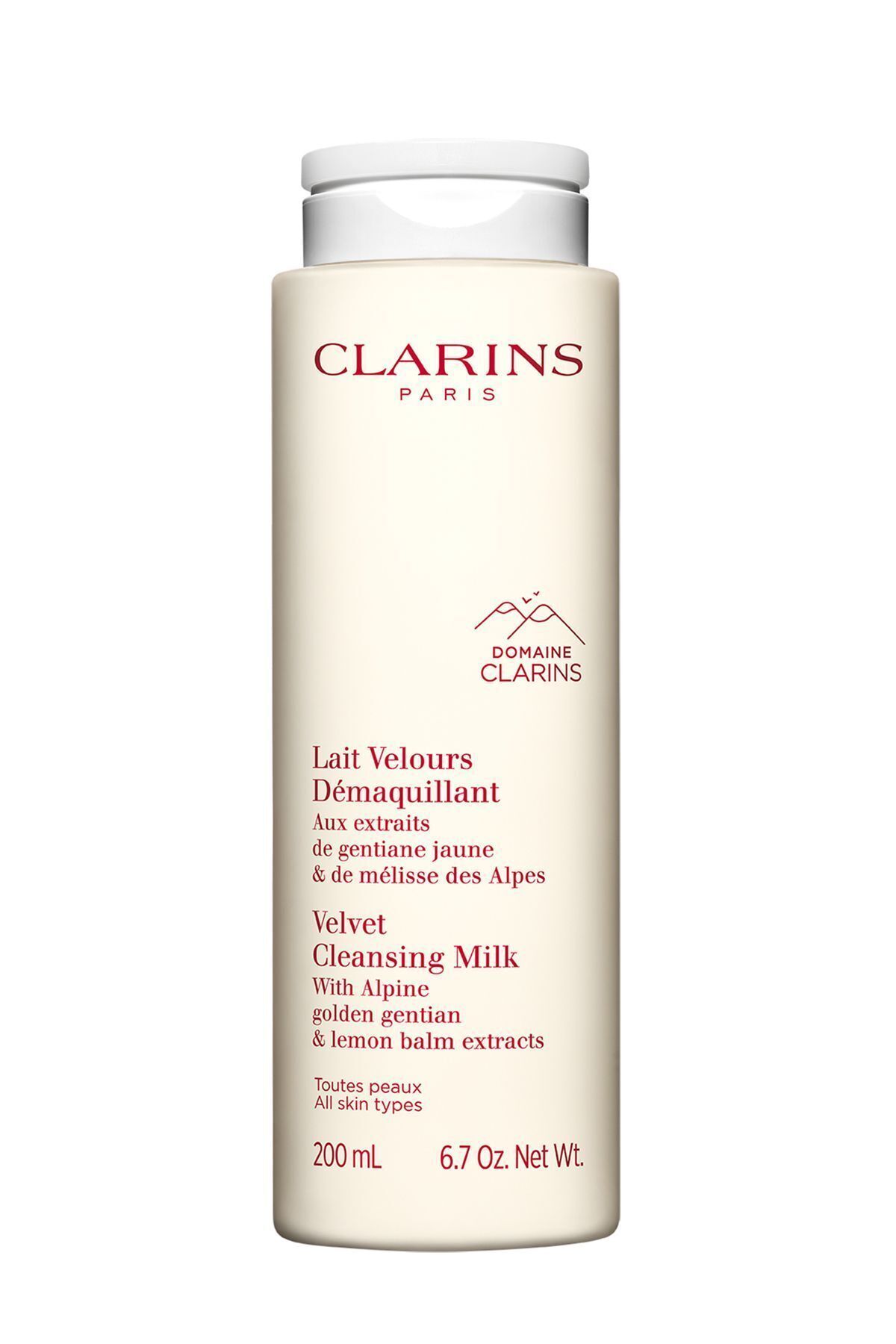 شیر پاک کننده Velvet 200ml - شیر پاک کننده آرایش مرطوب کننده 200 میلی لیتر Clarins