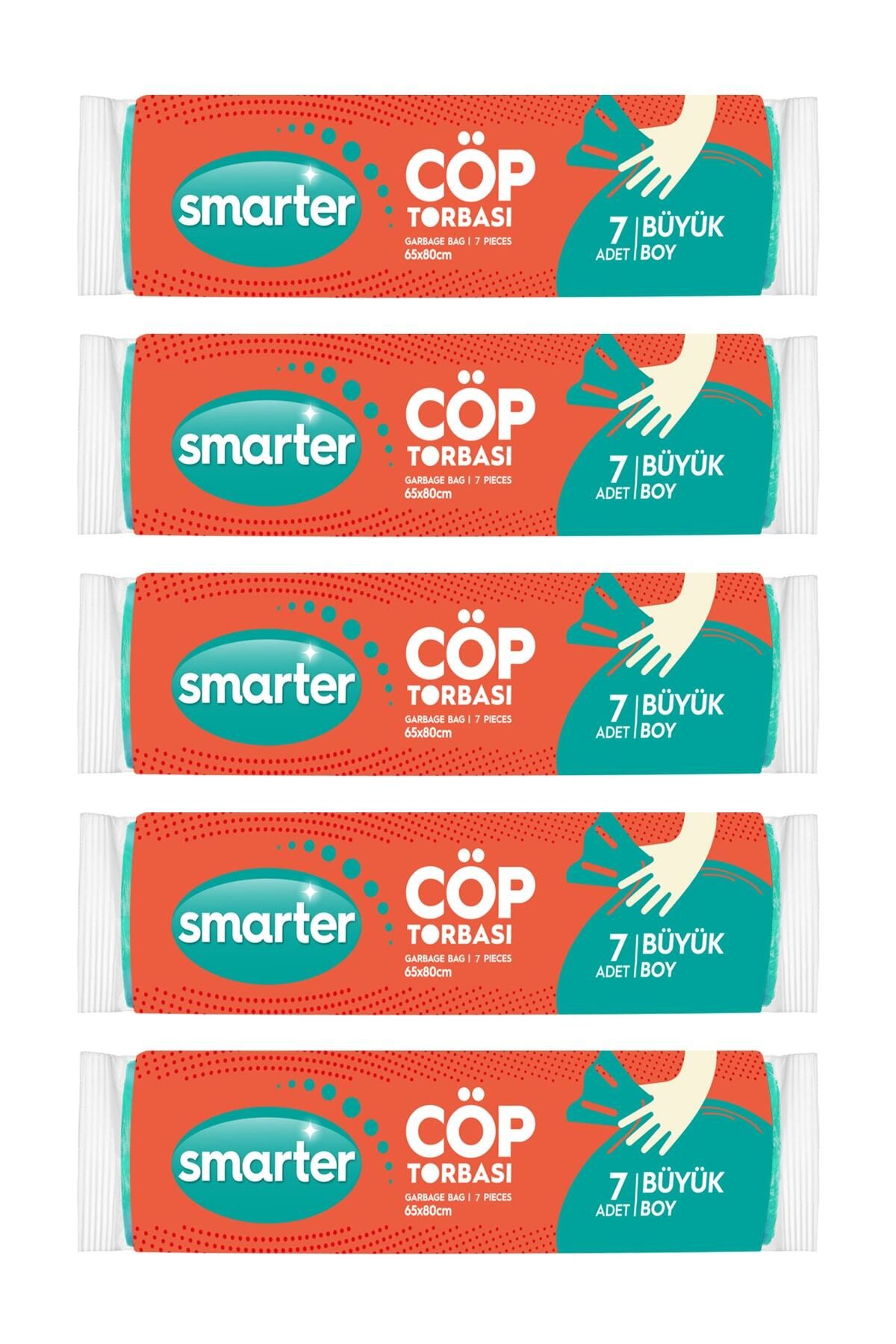 SMARTER-5 Pieces Large Size Garbage Bag (Garbage Bag) 1