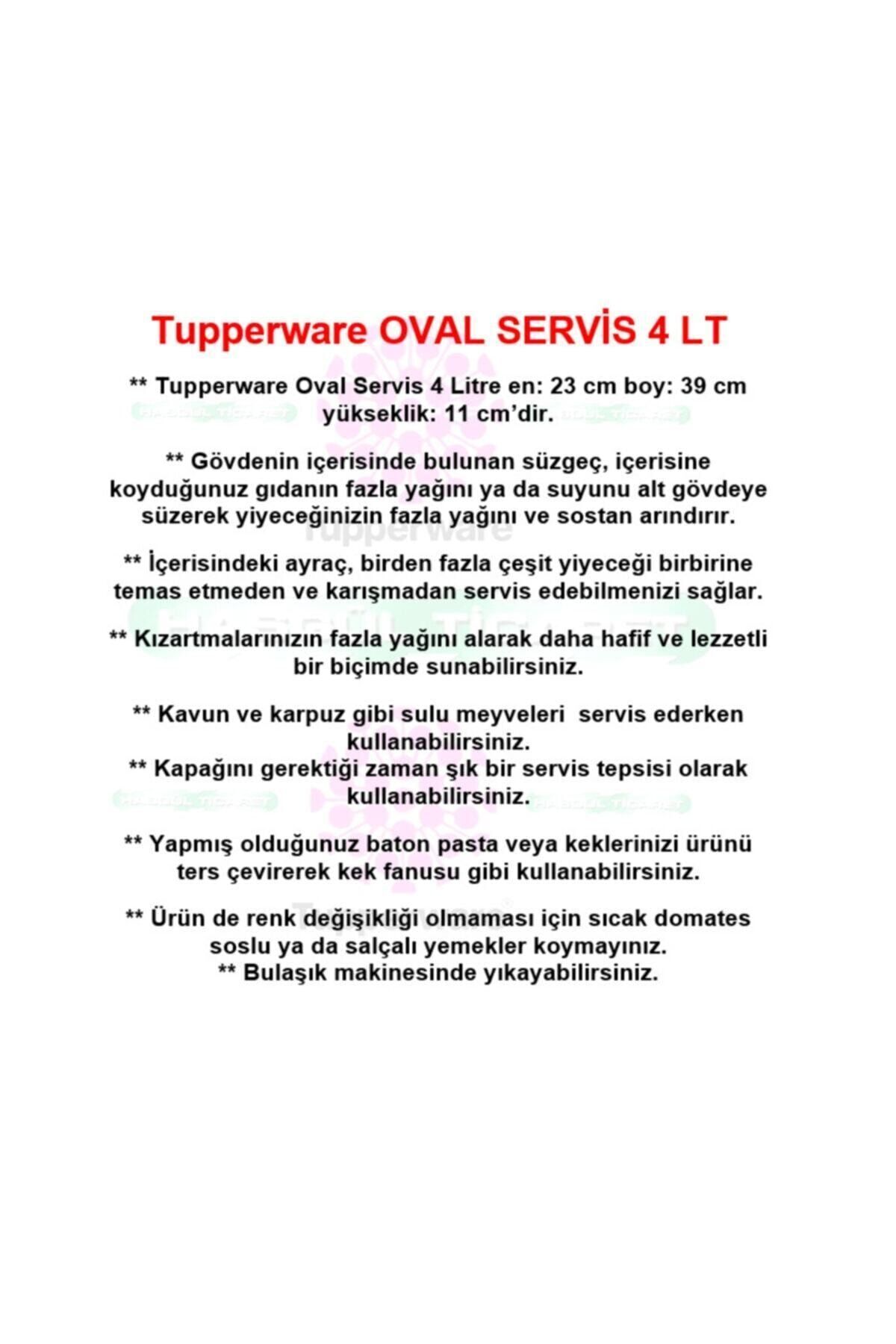 Tupperware-Oval Service 4 Lt Multi-Purpose Storage Container with Strainer 4