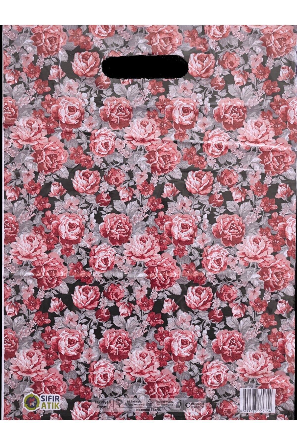 Poşet El Geçme Takviyeli Çok Renkli 40 X 50 No:4 (50 Adet) 1 Paket.
