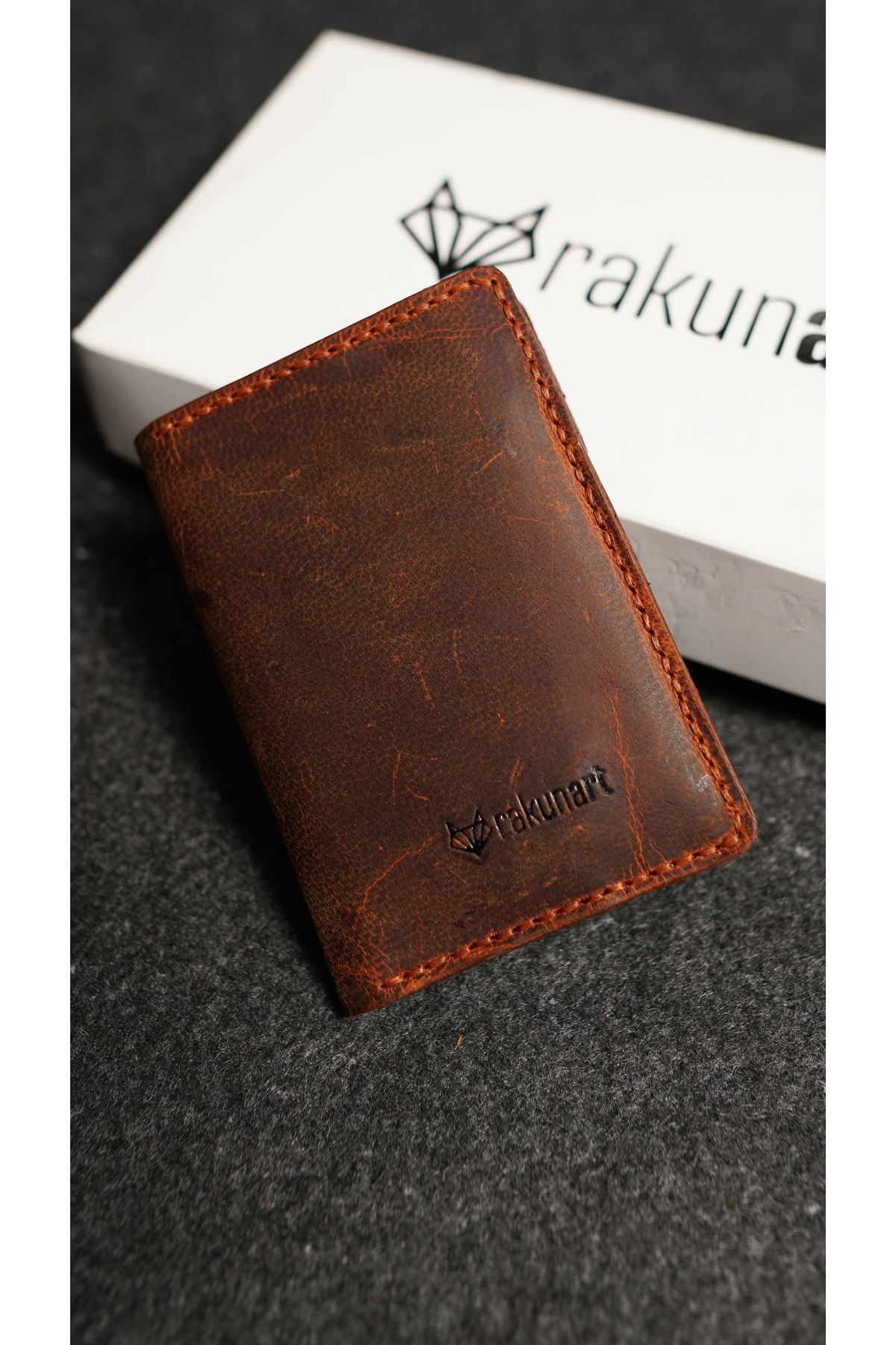 کیف پول مردانه نارنجی rakunart | 0016 Para Girişli Kartlıklı Cüzdan ORANJ اورجینال - تصویر 5