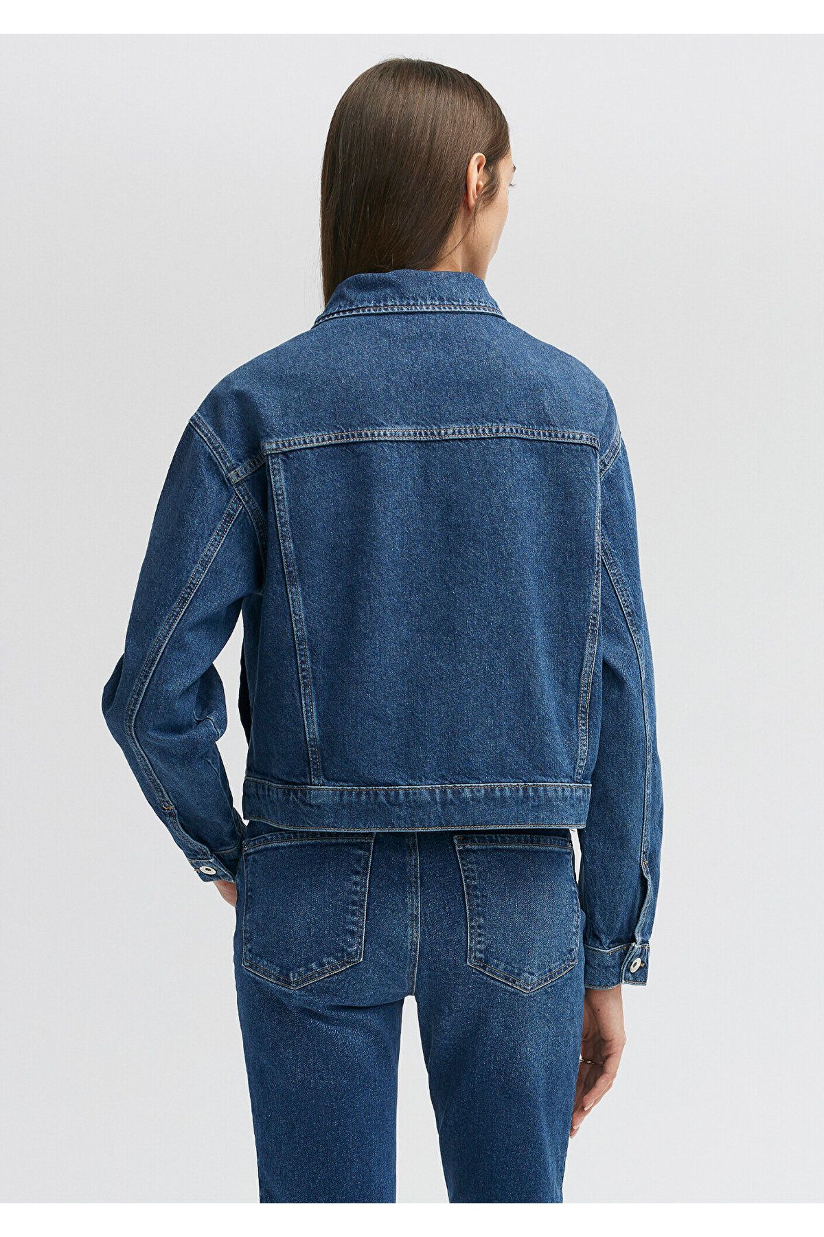 Mavi-Megi Blue Premium Dunkelblaue Jeansjacke1110389-86748 3
