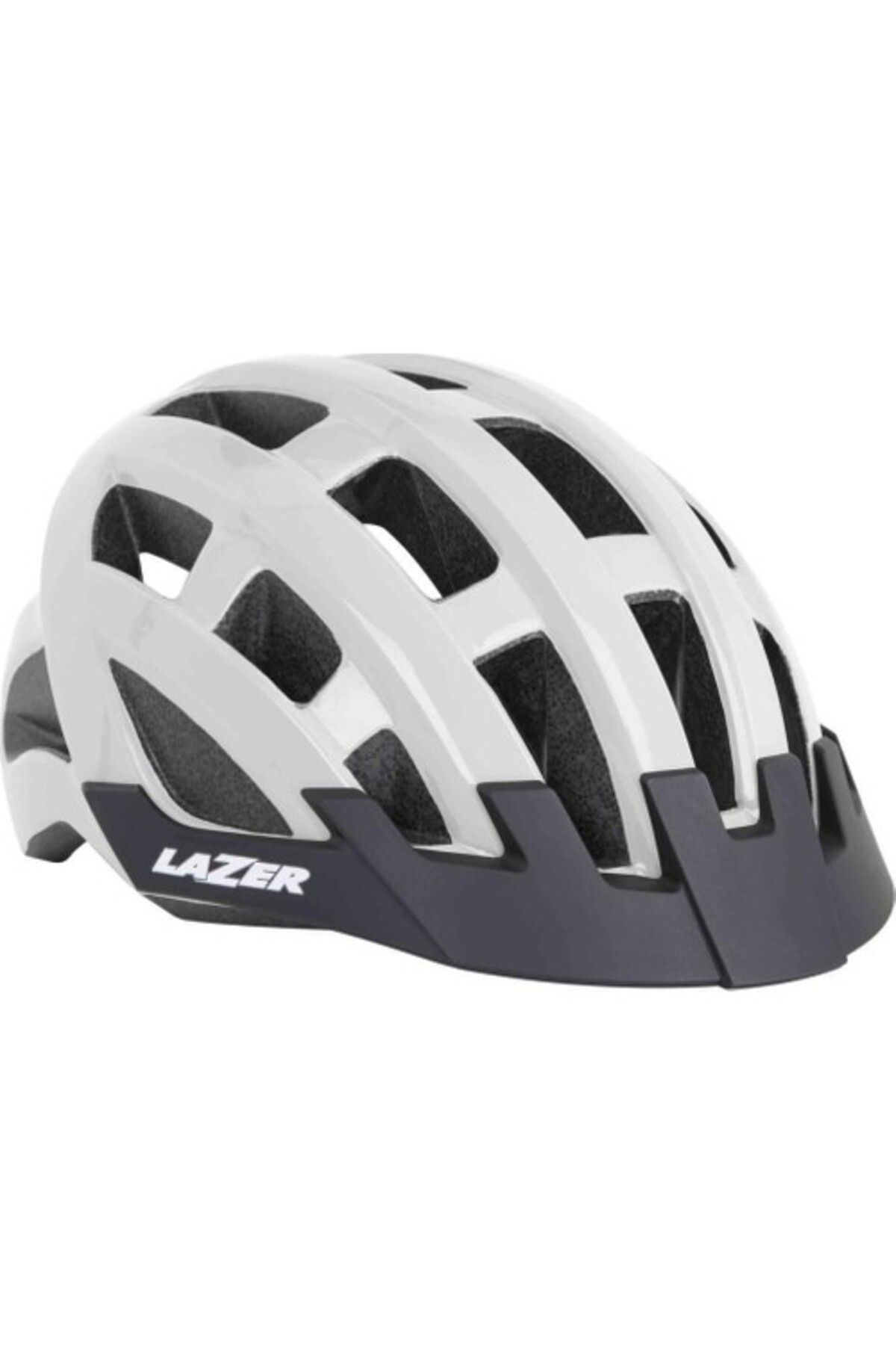 Lazer White Compact Bicycle Helmet 54 61 Cm Trendyol