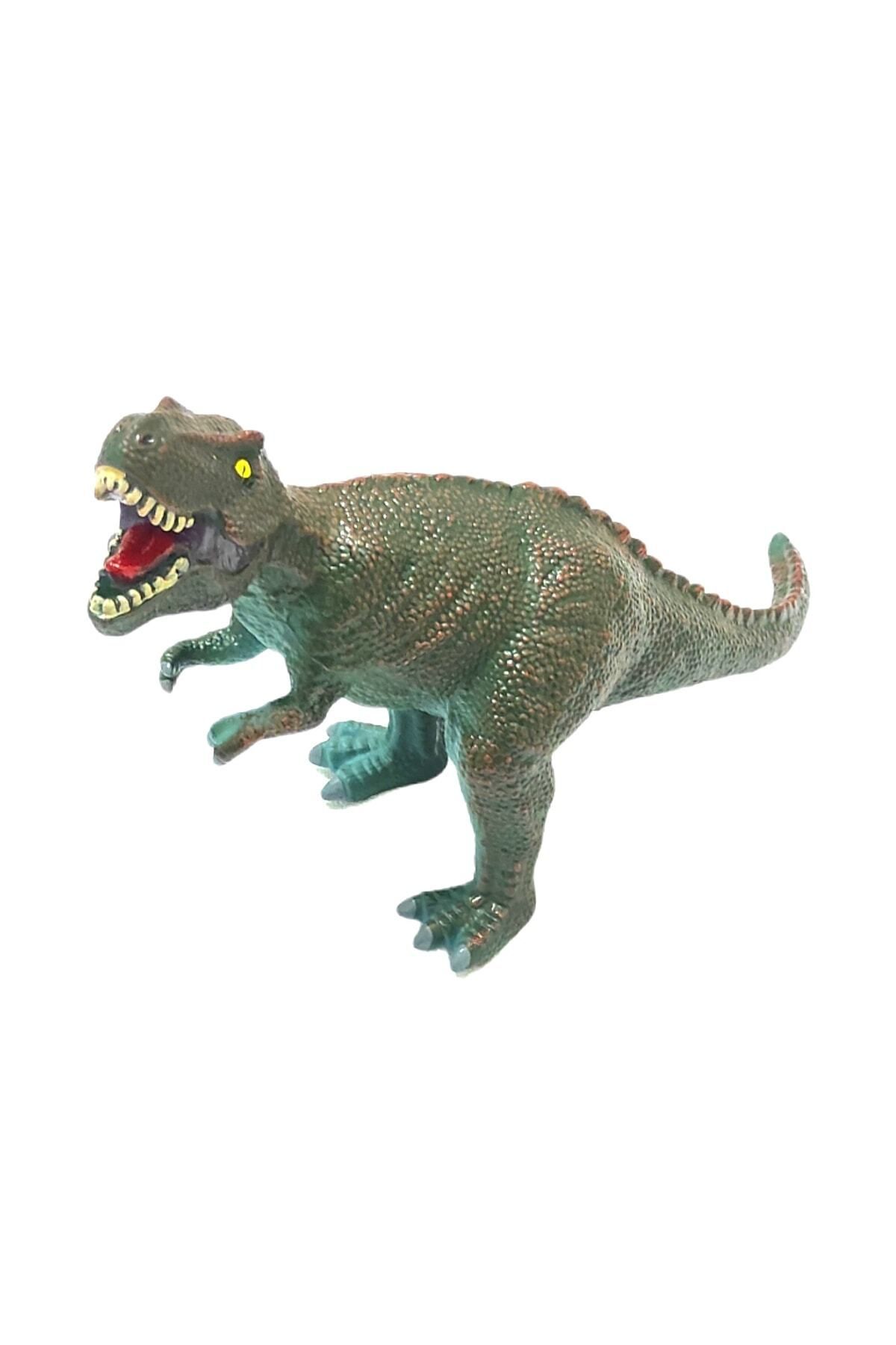 Brother Toys Sesli Soft T-rex Dinozor Dinazor Kahve-yeşil Trex 40 Cm.