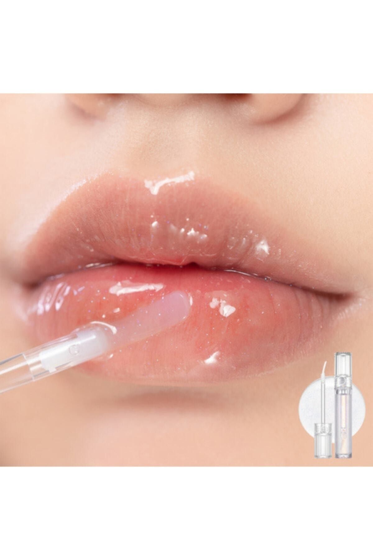 Romand-Shiny-Free Transparent Glasting Water Gloss - 00 Meteor Track (Vi̇onine) 3